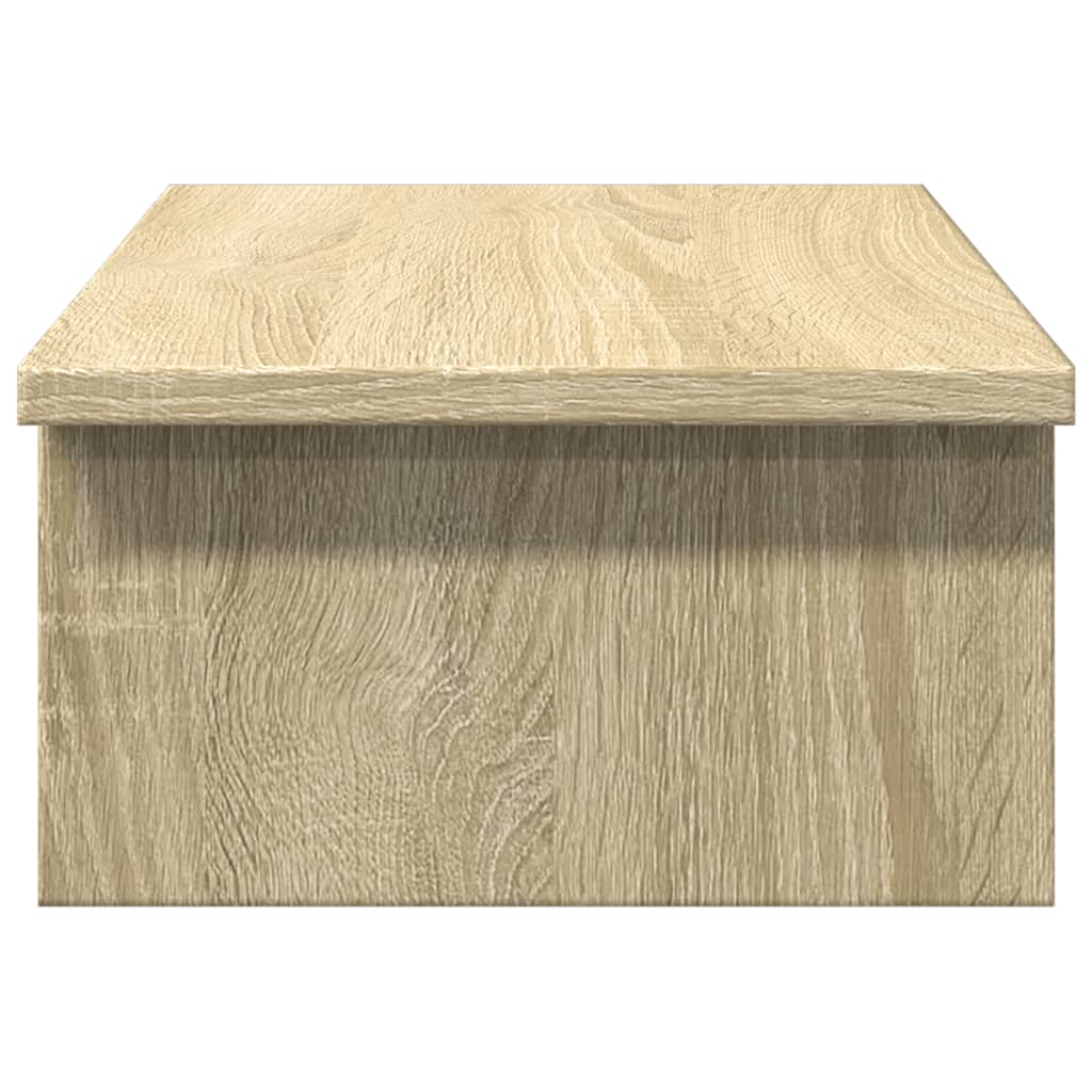 vidaXL Monitor Stand Sonoma Oak 50x27x15 cm Engineered Wood