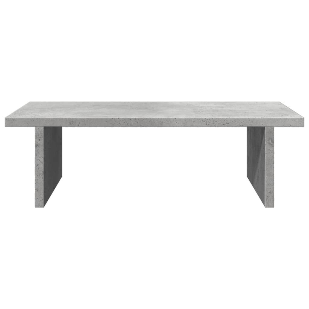 vidaXL Monitor Stand Concrete Grey 50x27x15 cm Engineered Wood