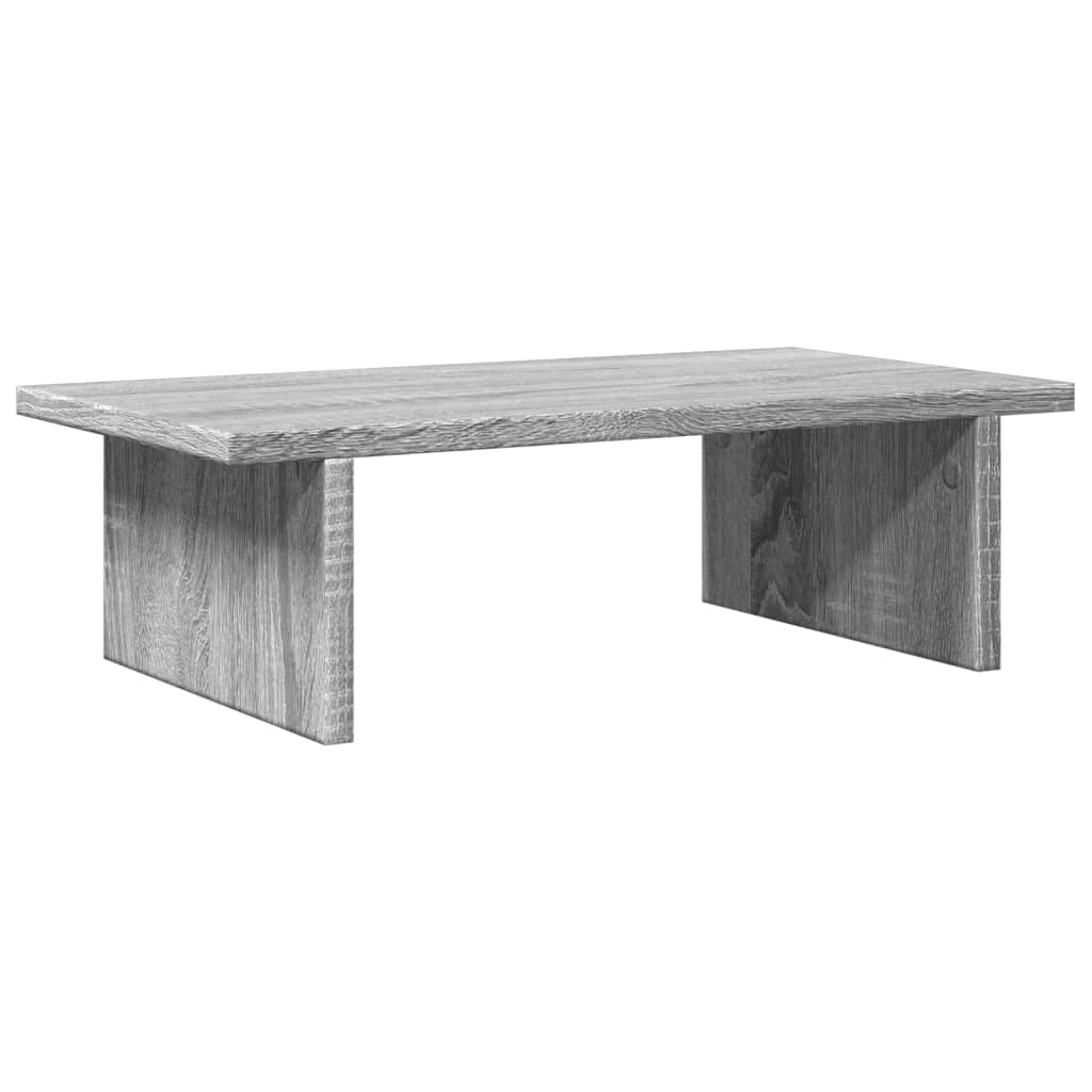 vidaXL Monitor Stand Grey Sonoma 50x27x15 cm Engineered Wood