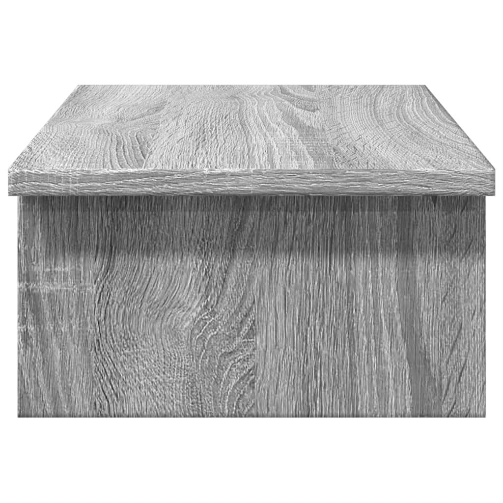 vidaXL Monitor Stand Grey Sonoma 50x27x15 cm Engineered Wood