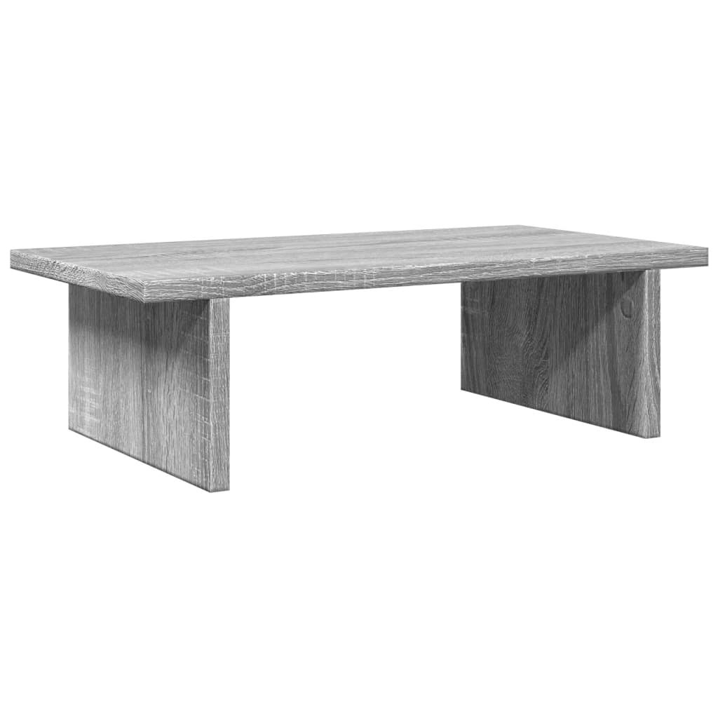 vidaXL Monitor Stand Grey Sonoma 50x27x15 cm Engineered Wood