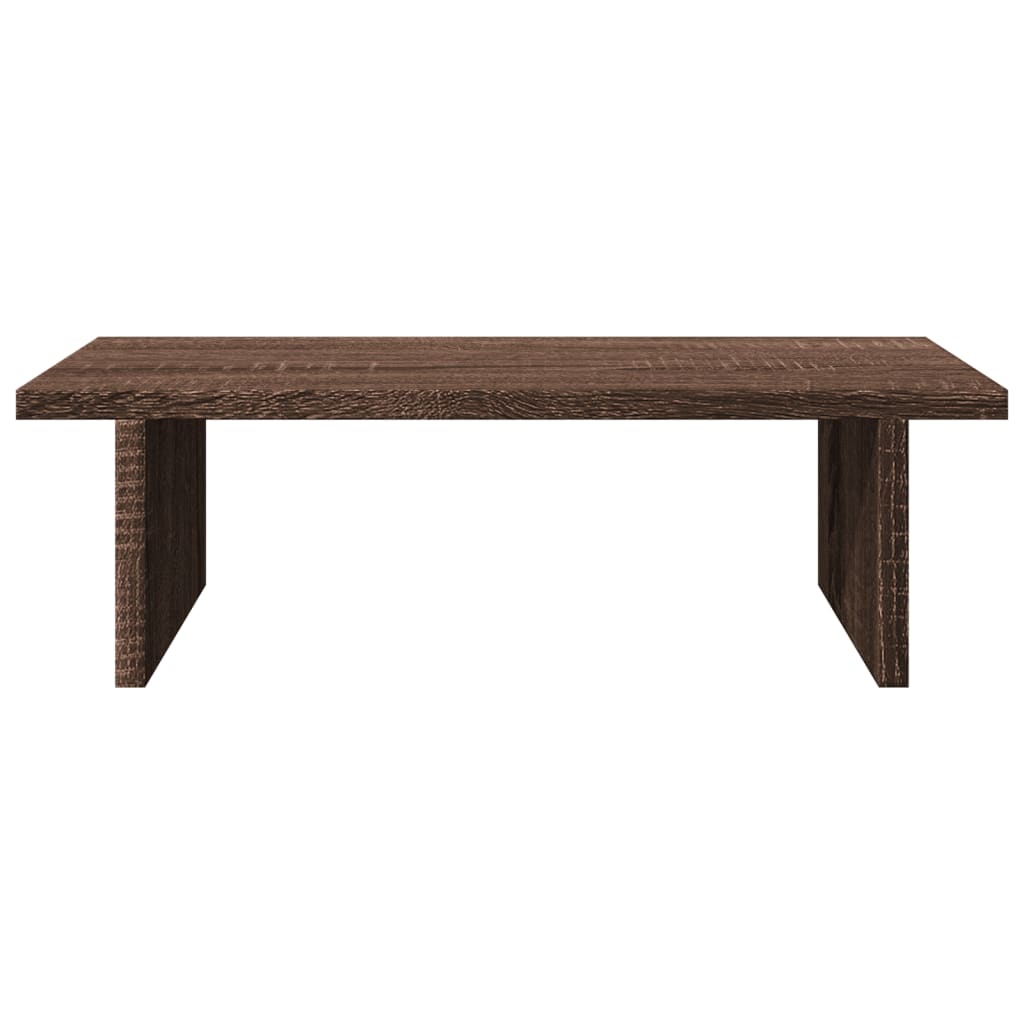 vidaXL Monitor Stand Brown Oak 50x27x15 cm Engineered Wood