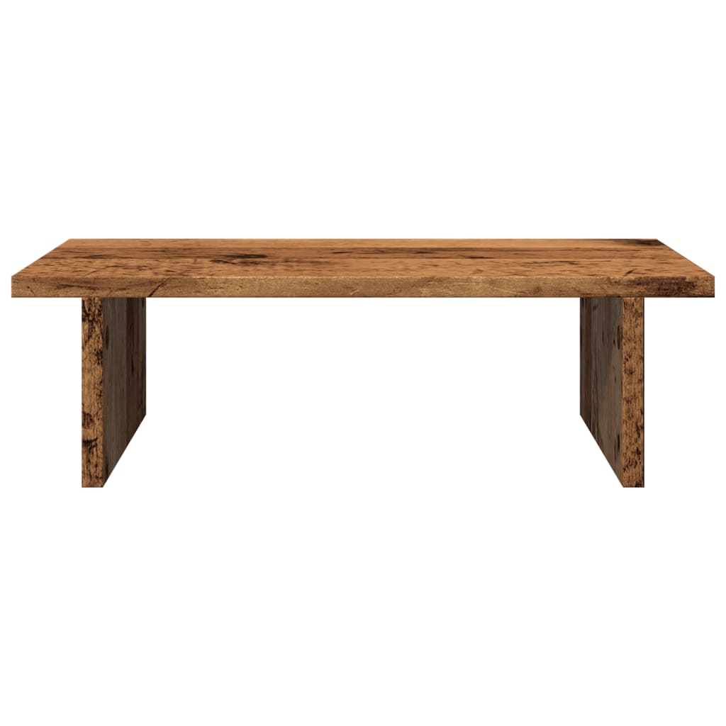 vidaXL Monitor Stand Old Wood 50x27x15 cm Engineered Wood