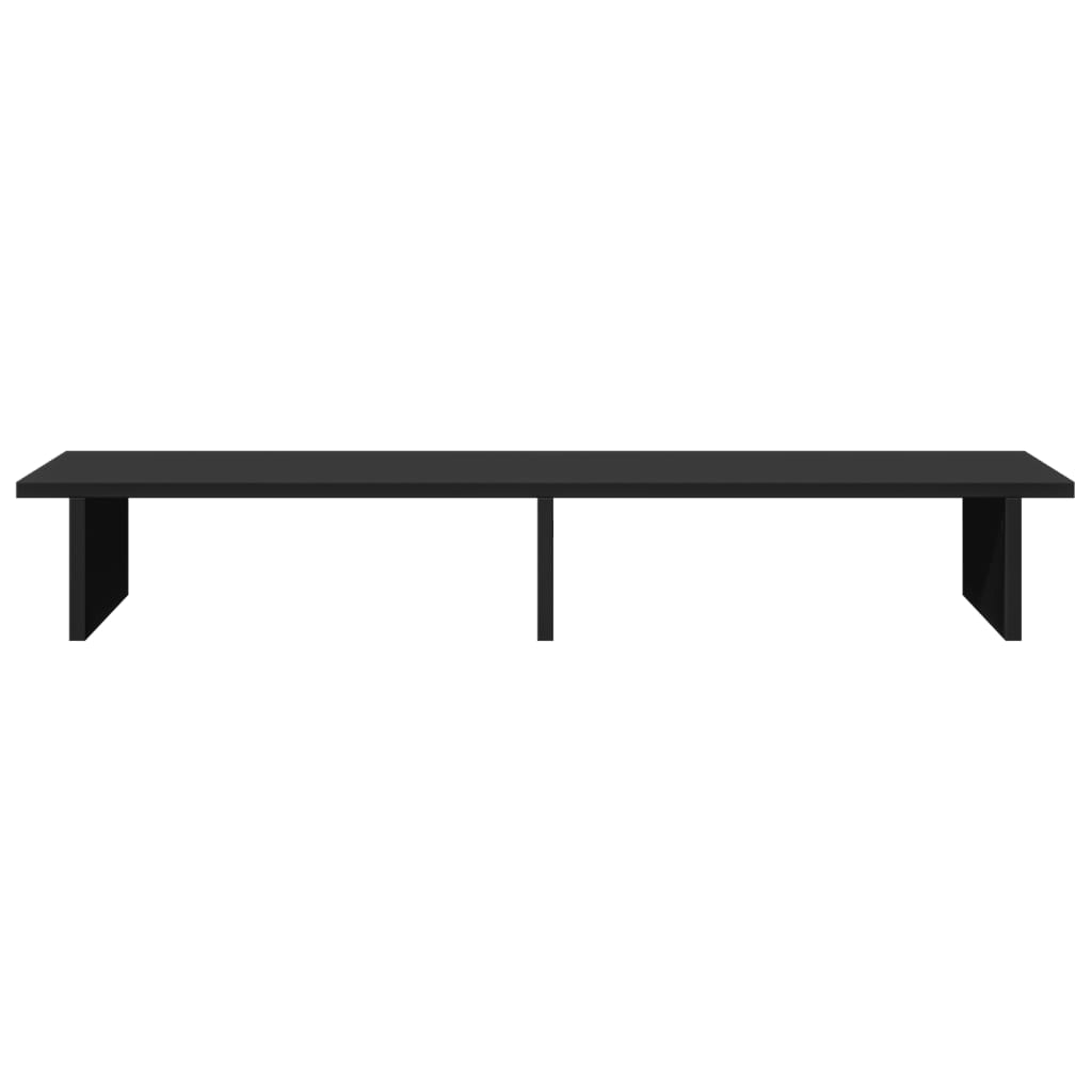 vidaXL Monitor Stand Black 100x27x15 cm Engineered Wood