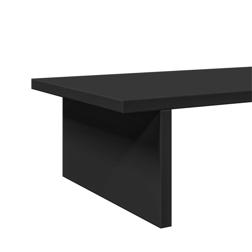 vidaXL Monitor Stand Black 100x27x15 cm Engineered Wood