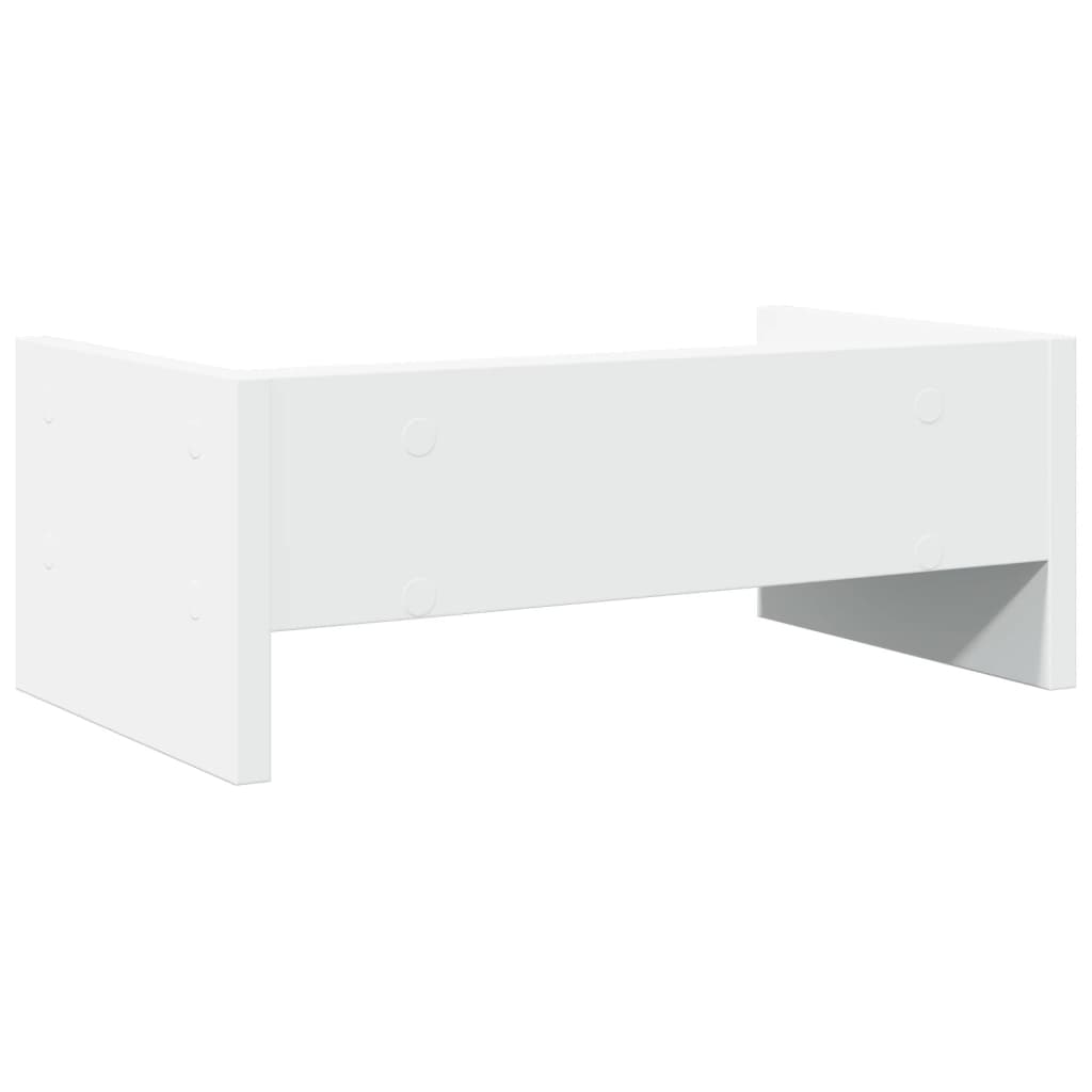 vidaXL Monitor Stand White 42x24x16 cm Engineered Wood