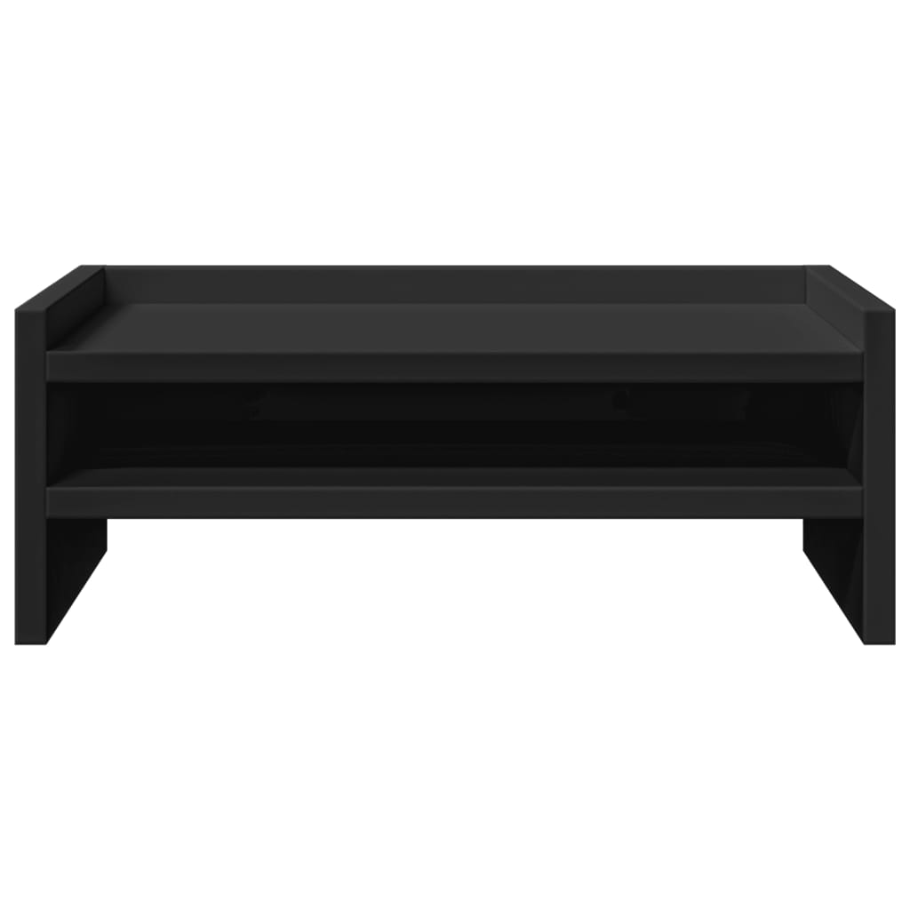 vidaXL Monitor Stand Black 42x24x16 cm Engineered Wood