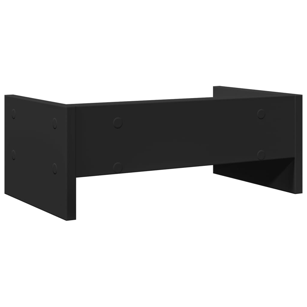 vidaXL Monitor Stand Black 42x24x16 cm Engineered Wood