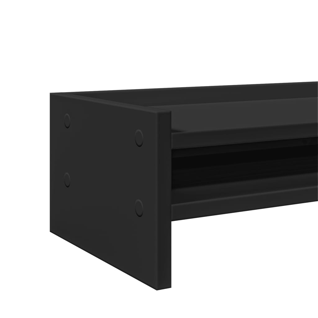 vidaXL Monitor Stand Black 42x24x16 cm Engineered Wood