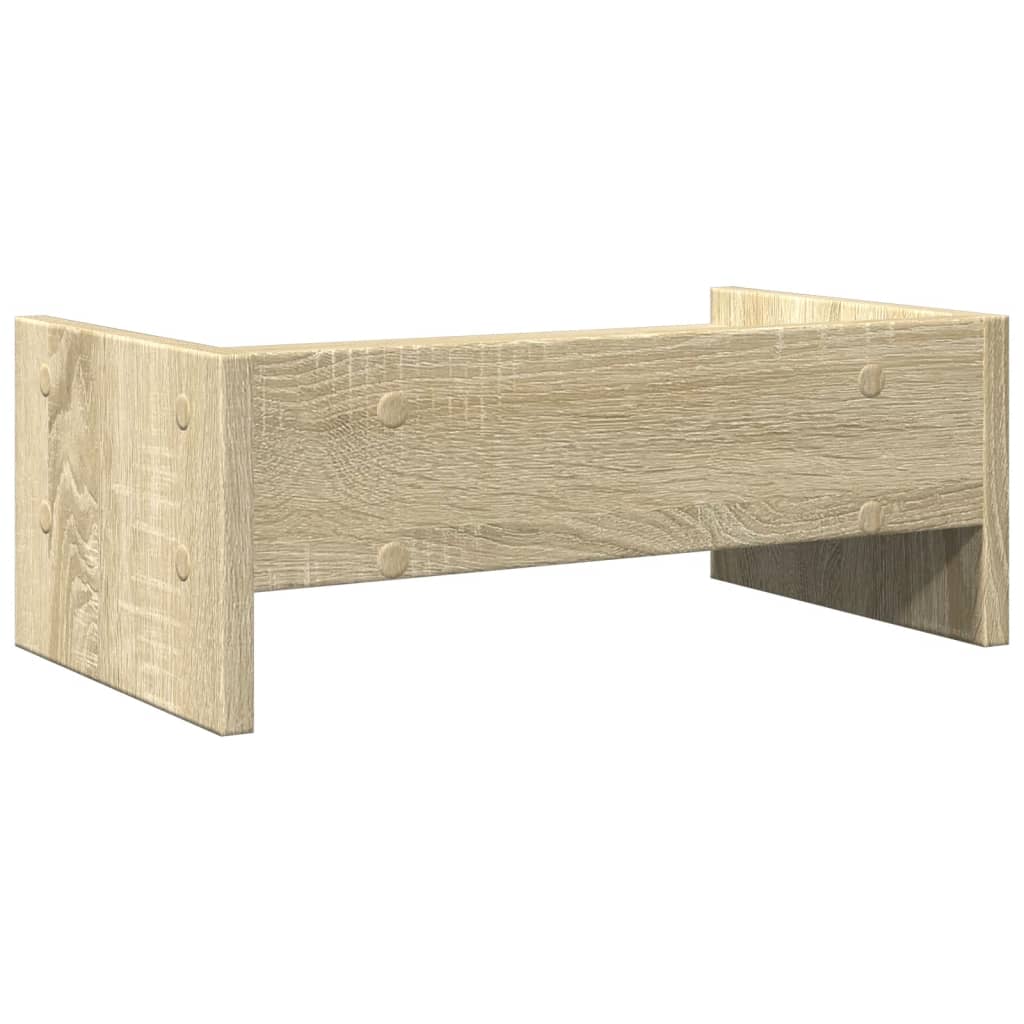 vidaXL Monitor Stand Sonoma Oak 42x24x16 cm Engineered Wood