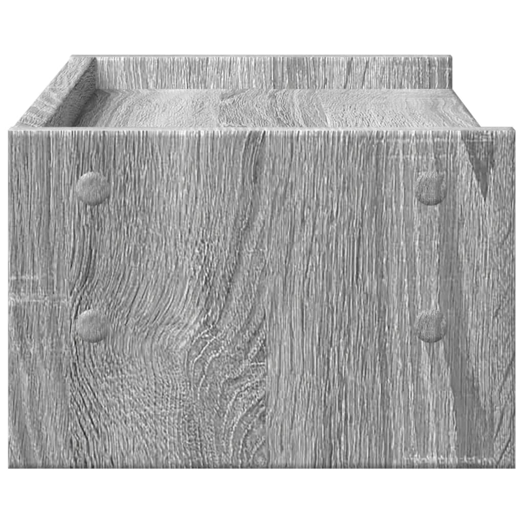 vidaXL Monitor Stand Grey Sonoma 42x24x16 cm Engineered Wood