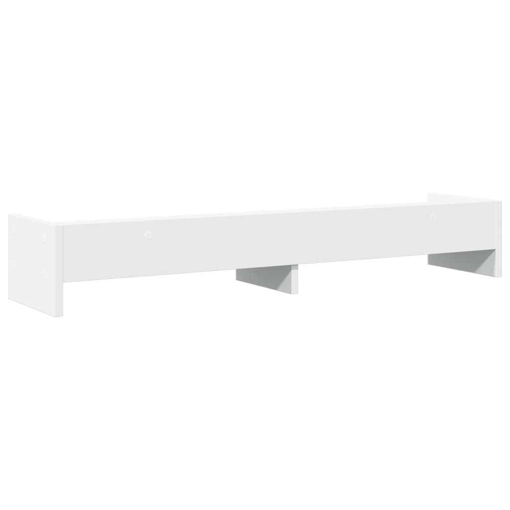 vidaXL Monitor Stand White 100x24x16 cm Engineered Wood