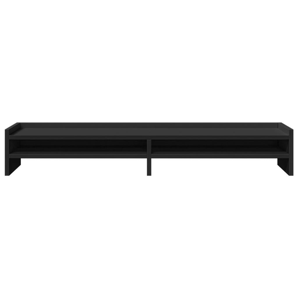 vidaXL Monitor Stand Black 100x24x16 cm Engineered Wood