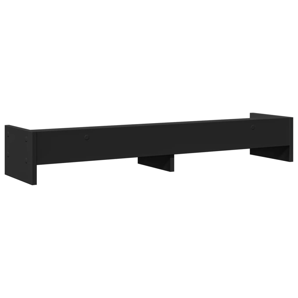 vidaXL Monitor Stand Black 100x24x16 cm Engineered Wood