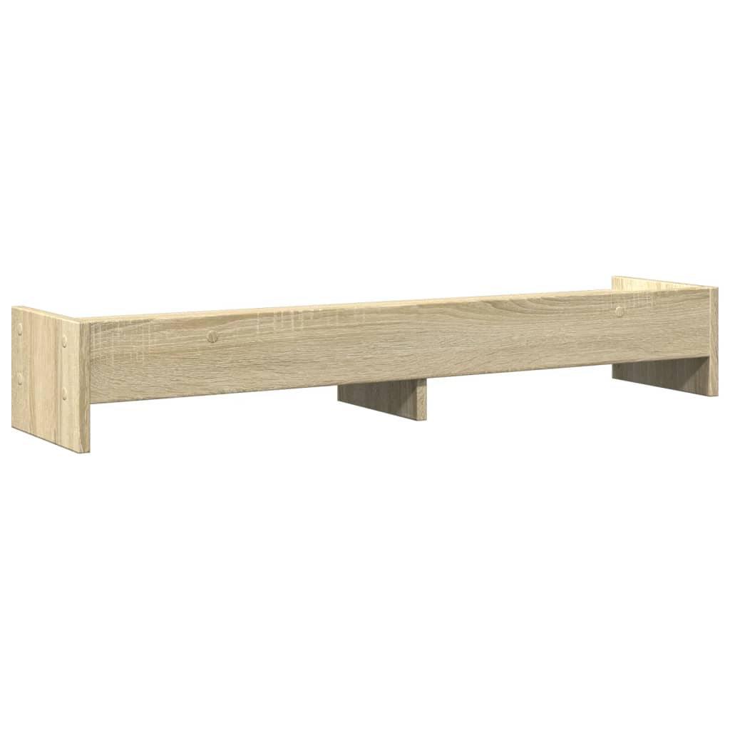 vidaXL Monitor Stand Sonoma Oak 100x24x16 cm Engineered Wood