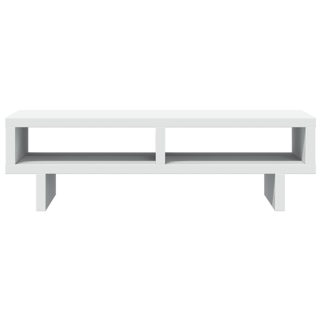 vidaXL Monitor Stand White 50x27x15 cm Engineered Wood