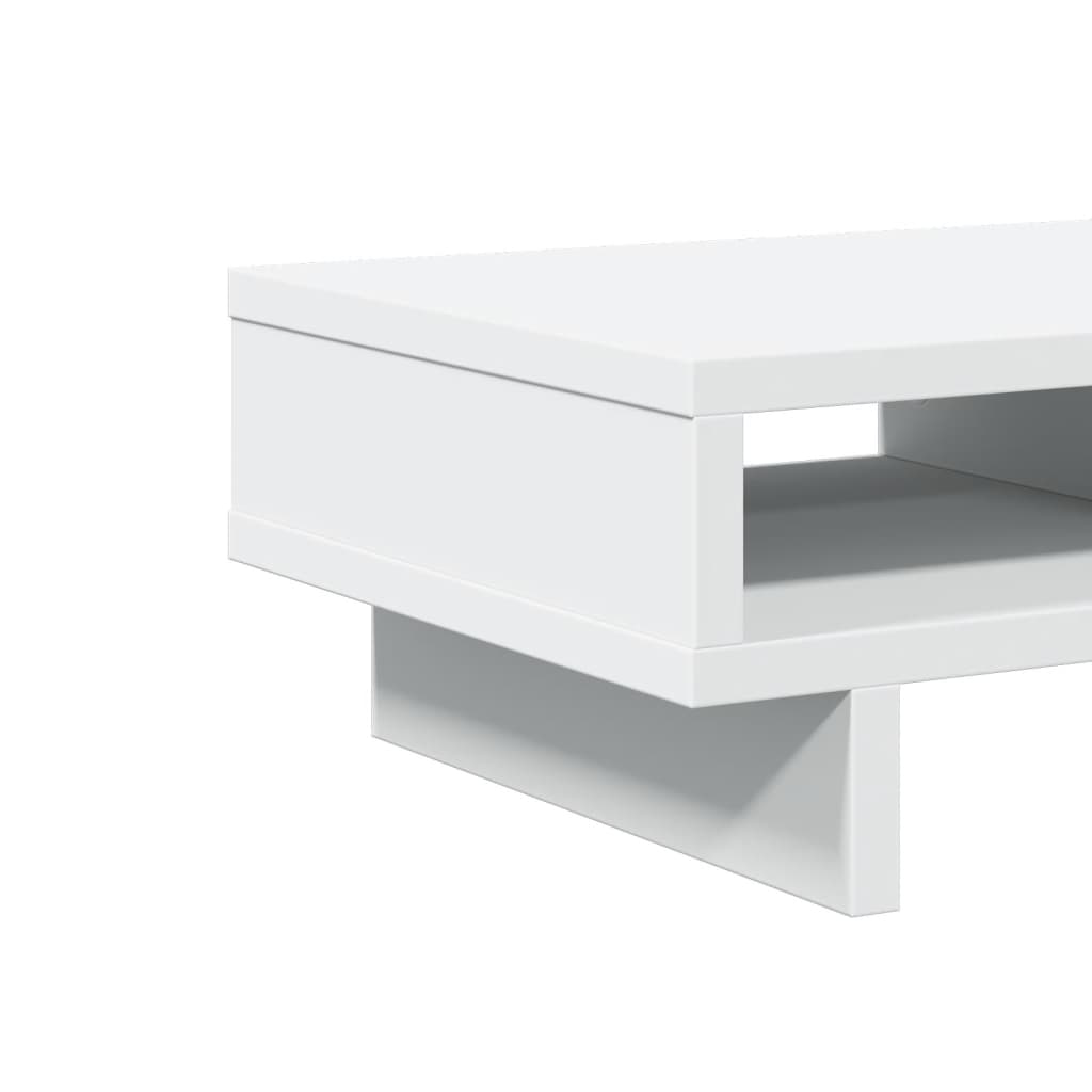 vidaXL Monitor Stand White 50x27x15 cm Engineered Wood