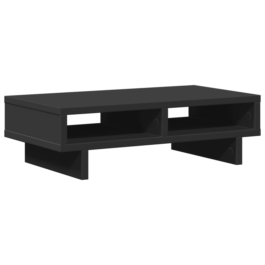 vidaXL Monitor Stand Black 50x27x15 cm Engineered Wood