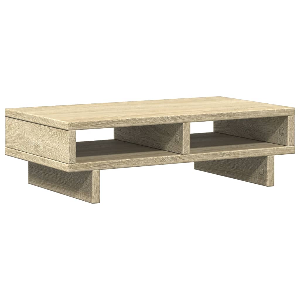 vidaXL Monitor Stand Sonoma Oak 50x27x15 cm Engineered Wood