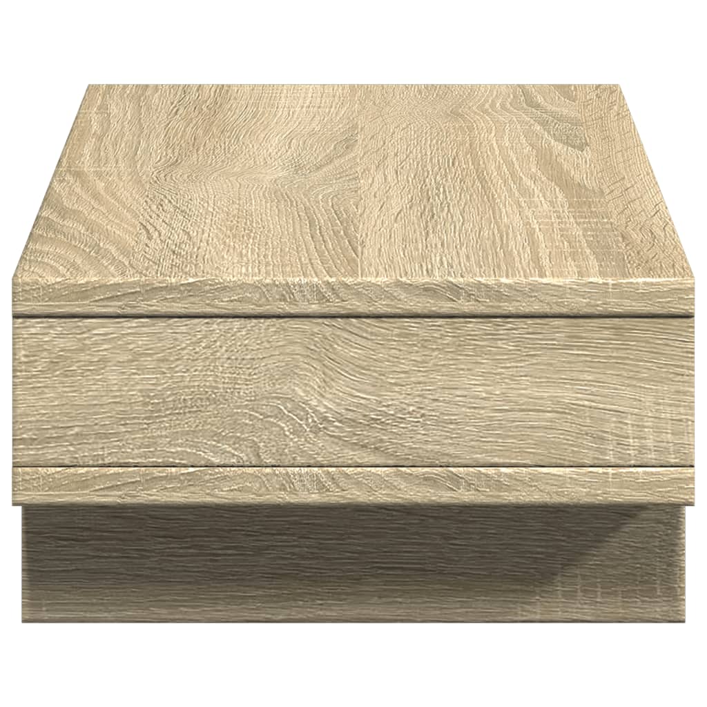 vidaXL Monitor Stand Sonoma Oak 50x27x15 cm Engineered Wood