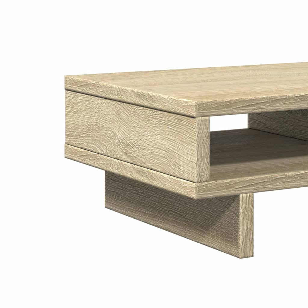 vidaXL Monitor Stand Sonoma Oak 50x27x15 cm Engineered Wood