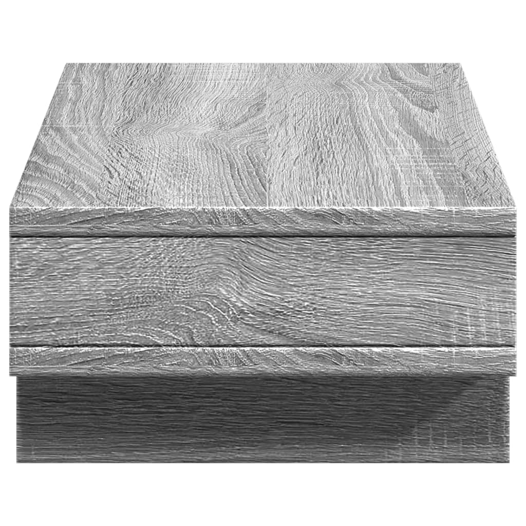 vidaXL Monitor Stand Grey Sonoma 50x27x15 cm Engineered Wood