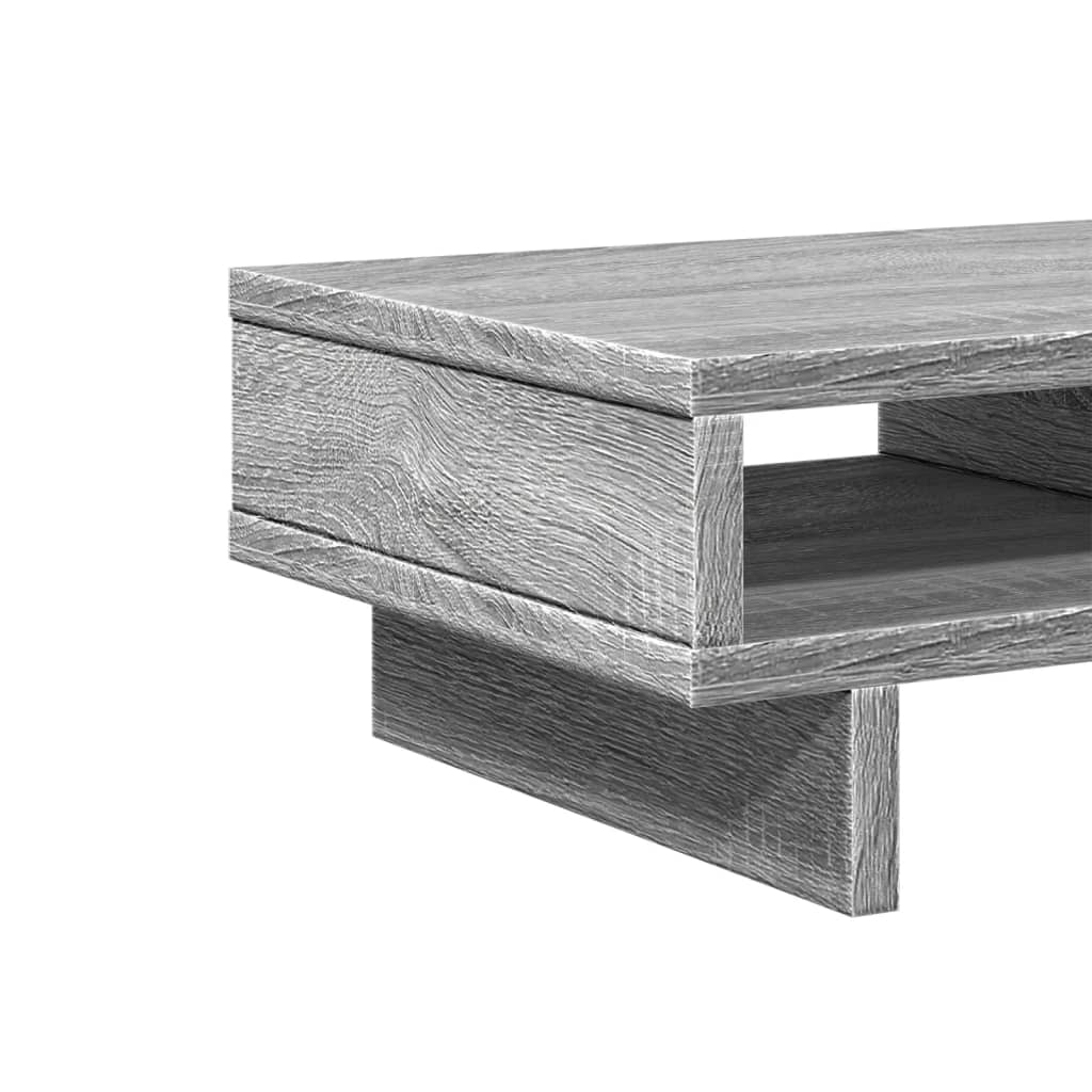 vidaXL Monitor Stand Grey Sonoma 50x27x15 cm Engineered Wood