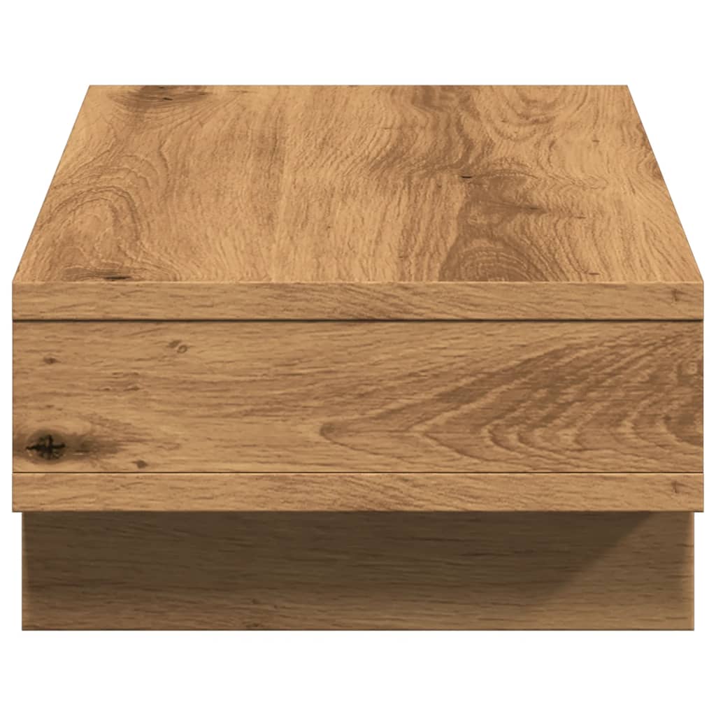 vidaXL Monitor Stand Artisian Oak 50x27x15 cm Engineered Wood