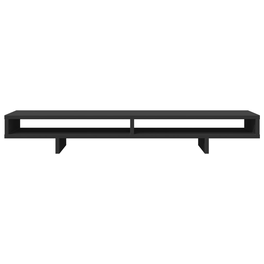 vidaXL Monitor Stand Black 100x27x15 cm Engineered Wood