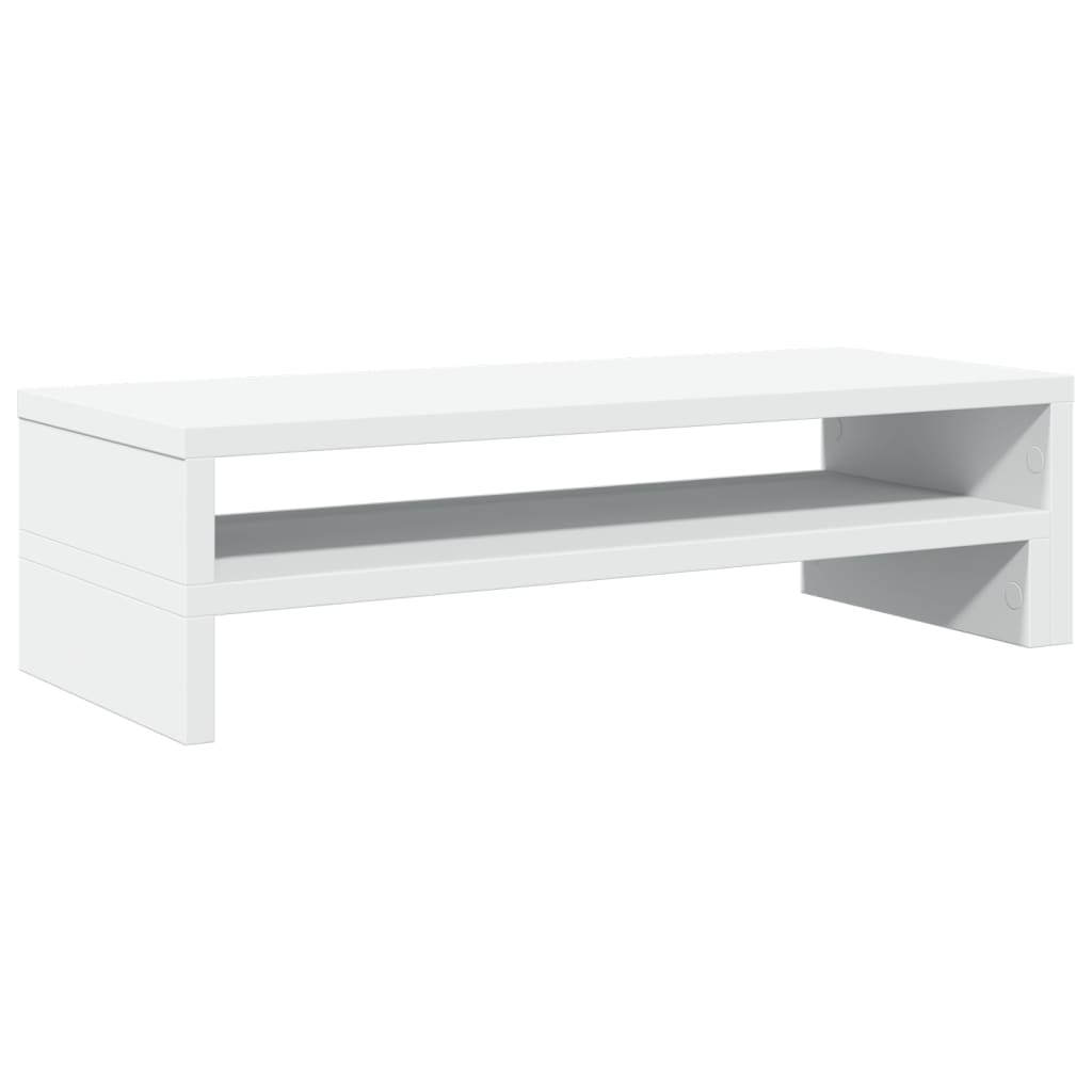 vidaXL Monitor Stand White 54x22x15 cm Engineered Wood