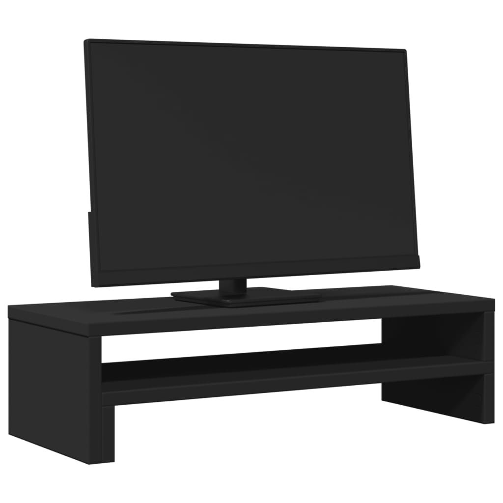 vidaXL Monitor Stand Black 54x22x15 cm Engineered Wood