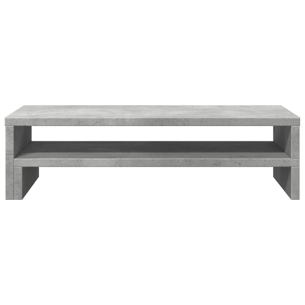 vidaXL Monitor Stand Concrete Grey 54x22x15 cm Engineered Wood