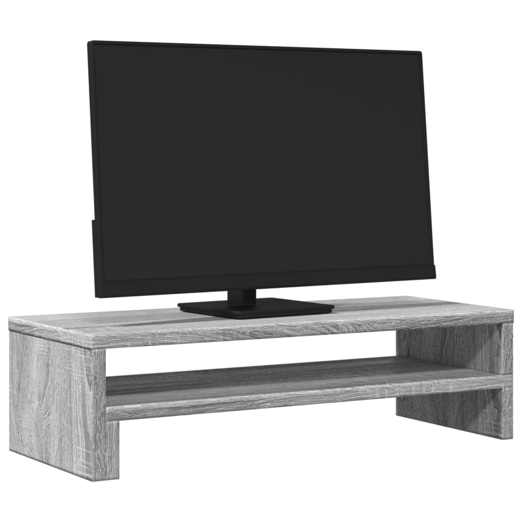 vidaXL Monitor Stand Grey Sonoma 54x22x15 cm Engineered Wood