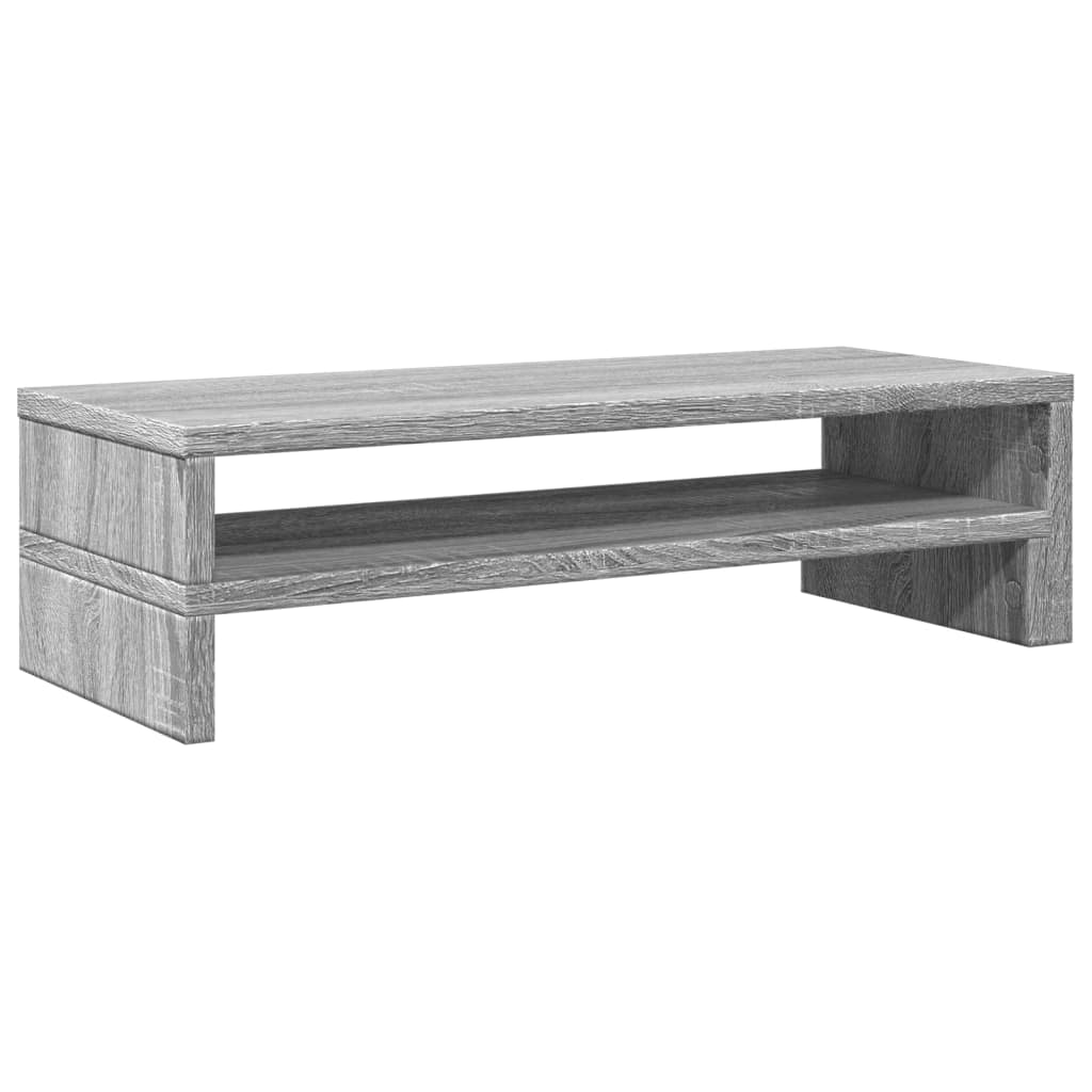 vidaXL Monitor Stand Grey Sonoma 54x22x15 cm Engineered Wood