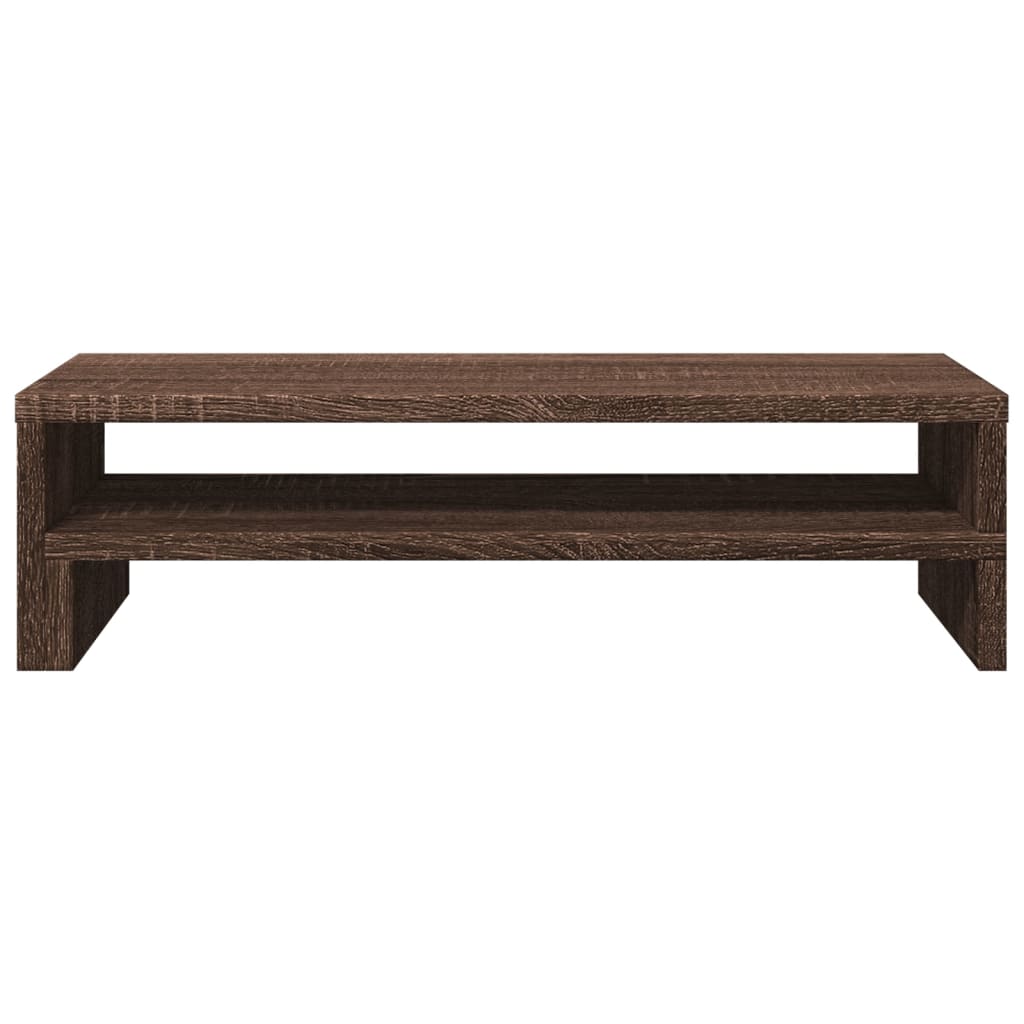 vidaXL Monitor Stand Brown Oak 54x22x15 cm Engineered Wood