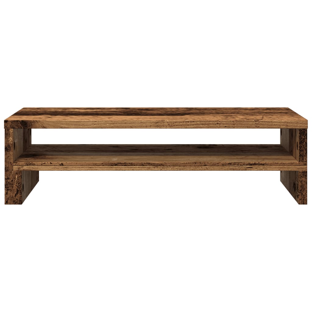 vidaXL Monitor Stand Old Wood 54x22x15 cm Engineered Wood