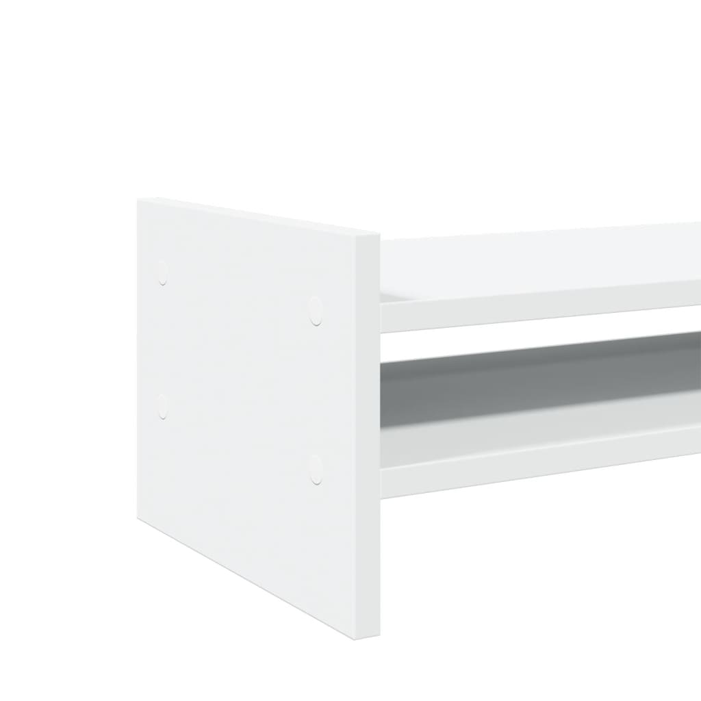 vidaXL Monitor Stand White 50x27x20 cm Engineered Wood