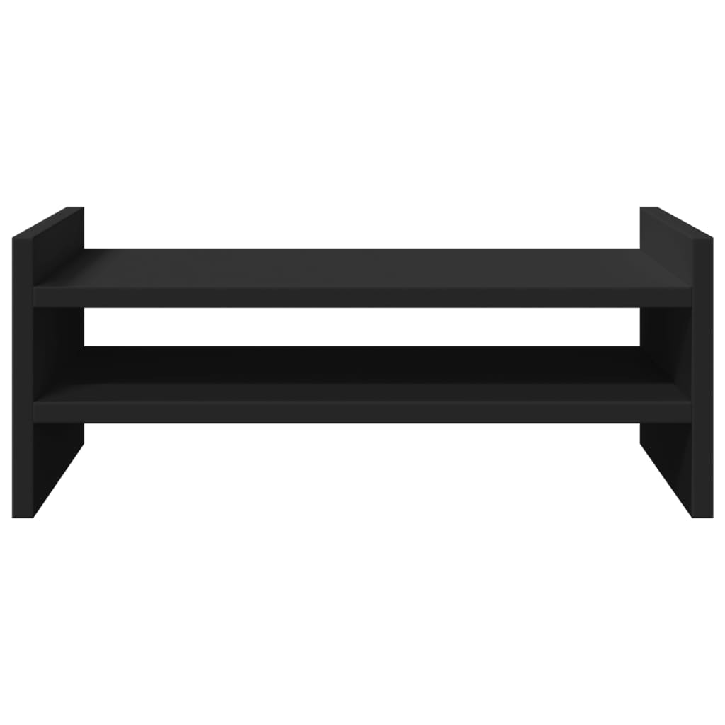 vidaXL Monitor Stand Black 50x27x20 cm Engineered Wood