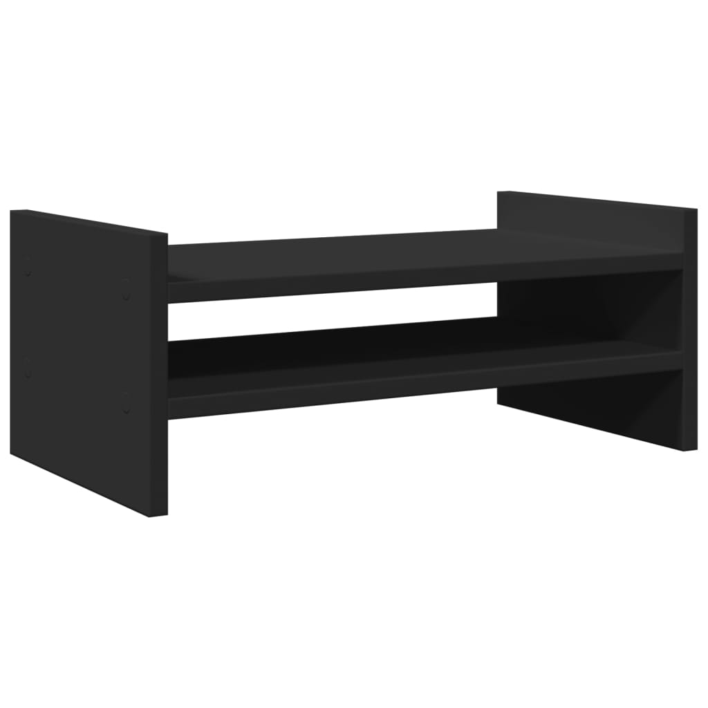 vidaXL Monitor Stand Black 50x27x20 cm Engineered Wood