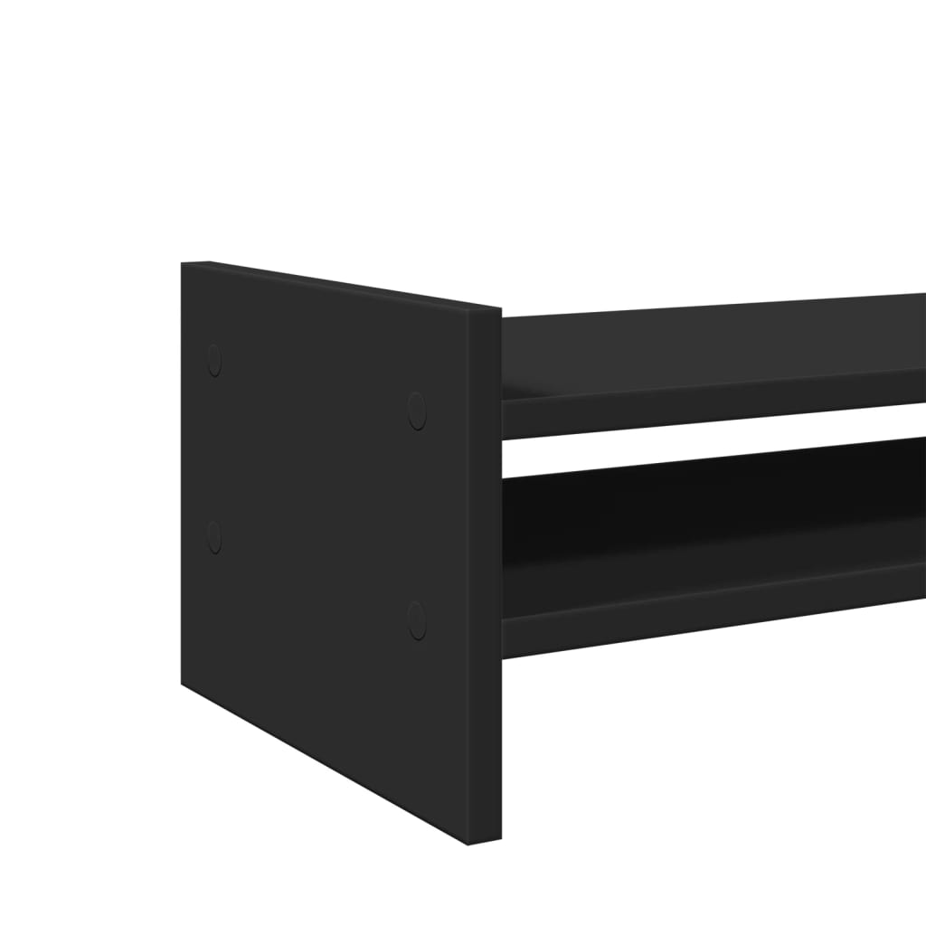 vidaXL Monitor Stand Black 50x27x20 cm Engineered Wood