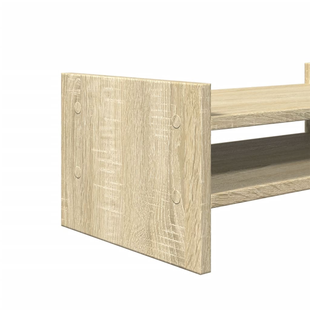 vidaXL Monitor Stand Sonoma Oak 50x27x20 cm Engineered Wood