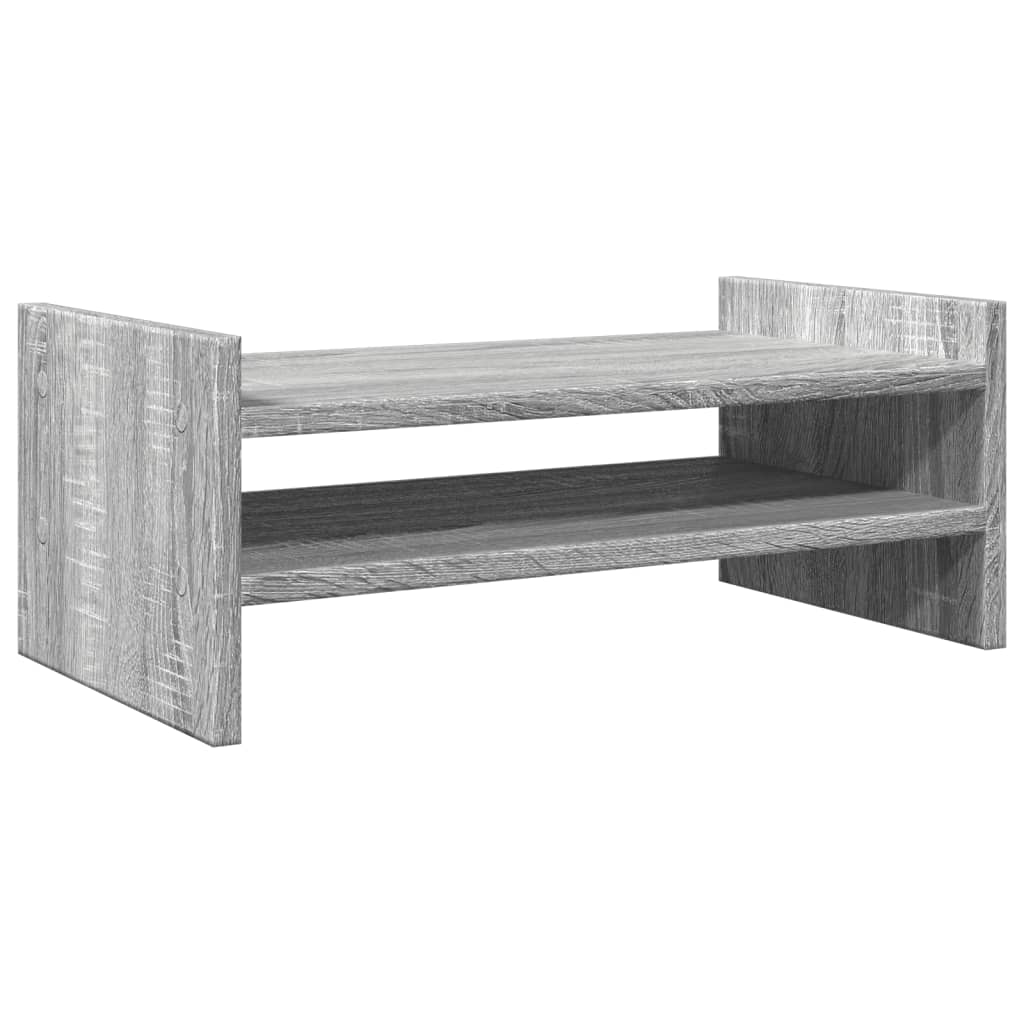 vidaXL Monitor Stand Grey Sonoma 50x27x20 cm Engineered Wood