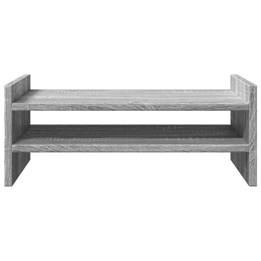 vidaXL Monitor Stand Grey Sonoma 50x27x20 cm Engineered Wood