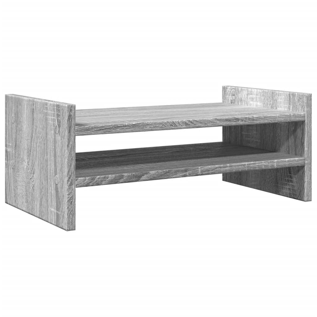 vidaXL Monitor Stand Grey Sonoma 50x27x20 cm Engineered Wood