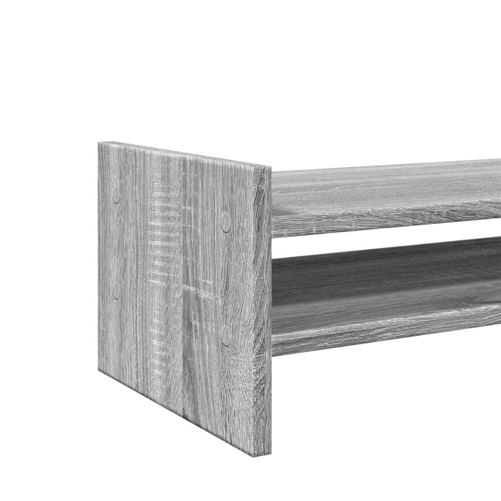 vidaXL Monitor Stand Grey Sonoma 50x27x20 cm Engineered Wood