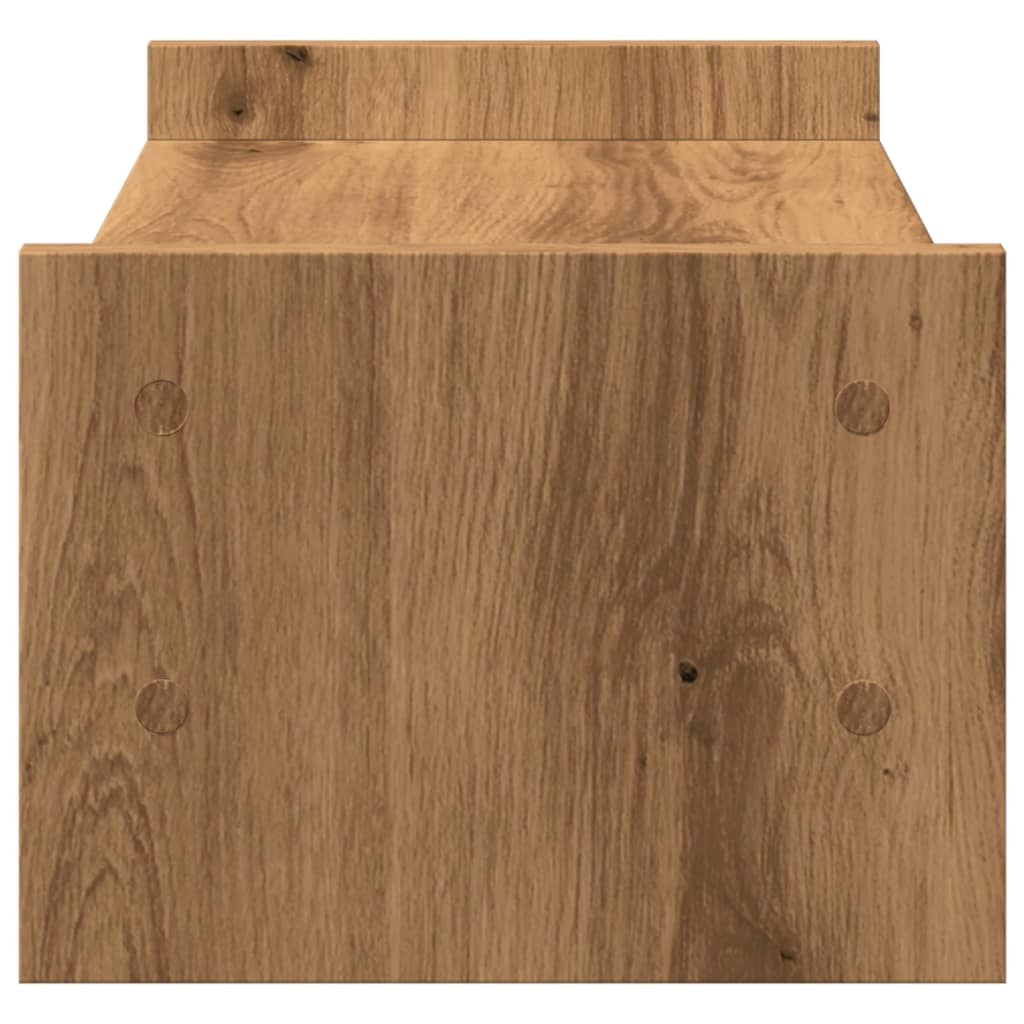 vidaXL Monitor Stand Artisian Oak 50x27x20 cm Engineered Wood