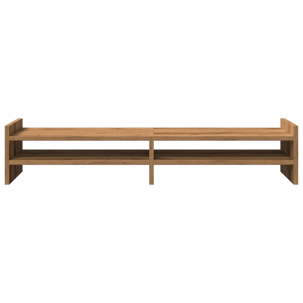 vidaXL Monitor Stand Artisian Oak 100x27x20 cm Engineered Wood