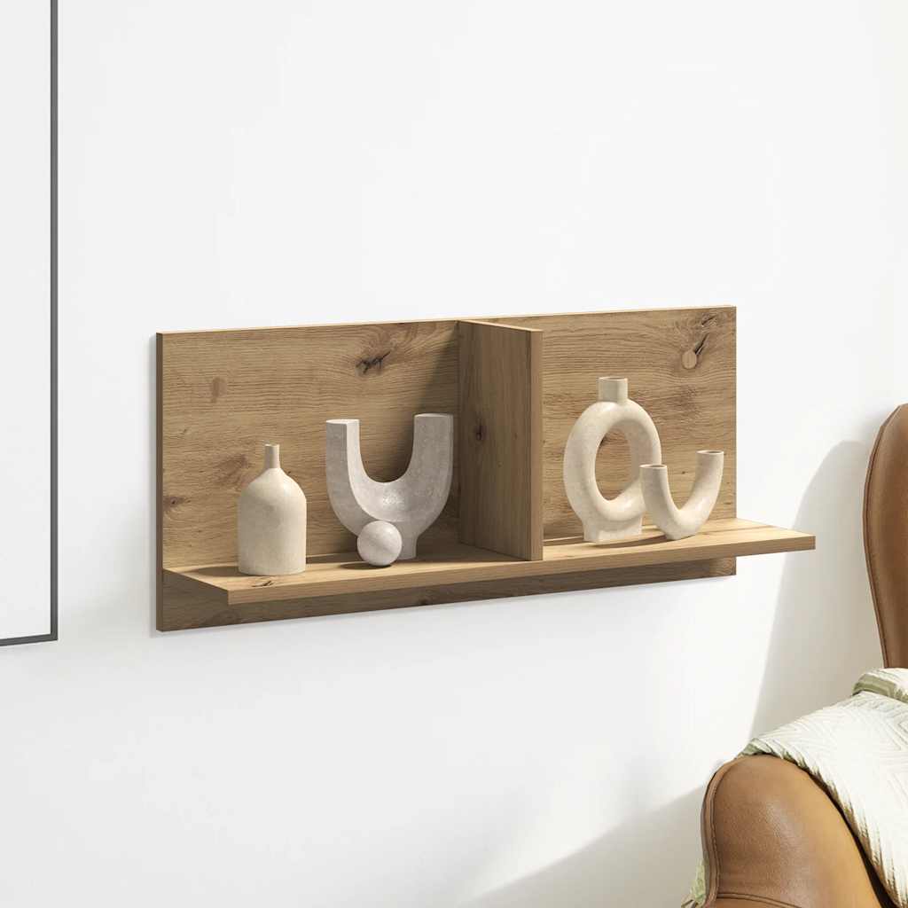 Wall Cabinet 70x16.5x30 cm Artisian Oak Engineered Wood