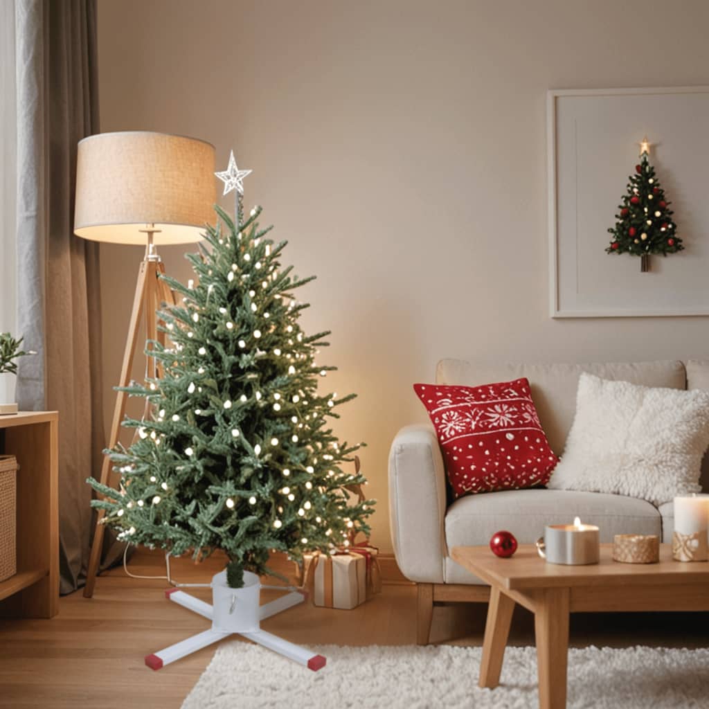 Christmas Tree Stand White 61x61x15,5 cm