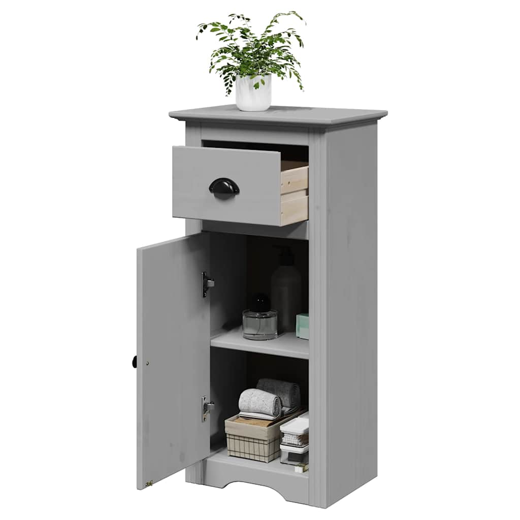 Bathroom Cabinet "BODO" Grey 44x30x90 cm